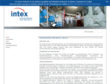 Tablet Screenshot of intex-verband.de